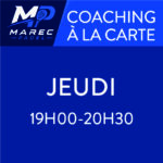 Coaching à la carte du jeudi 24 septembre de 19h00 à 20h30